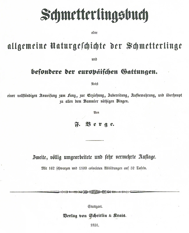 Berge 1851 Titel